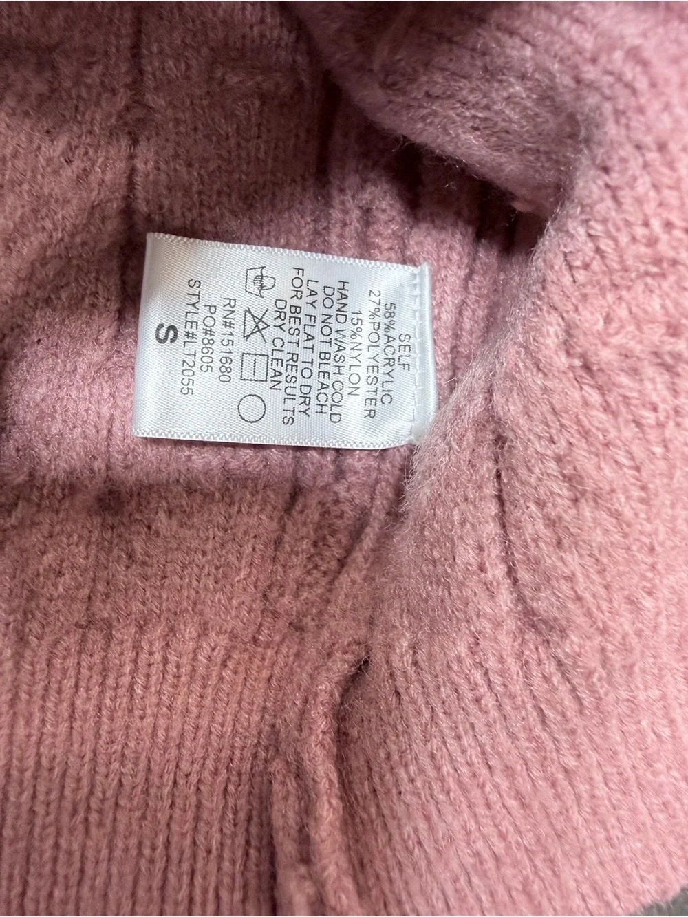 Storia Women’s sz Small Cable Knit Bow Tie Cardigan A53